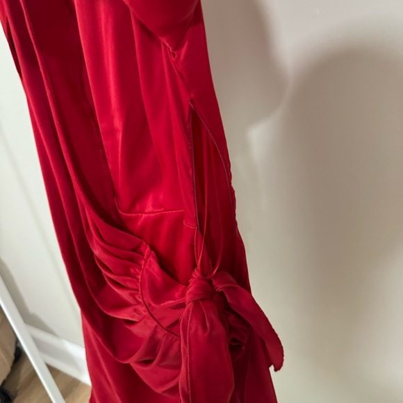 Superdown  Sophie Draped Mini Dress in Red XS - Picture 7 of 8